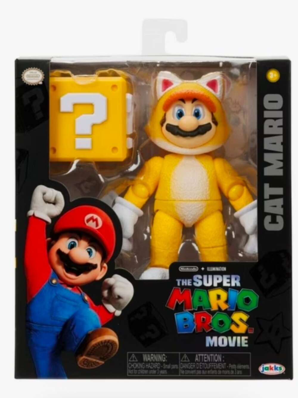 Super Mario Bros. Movie Cat Mario Action Figure